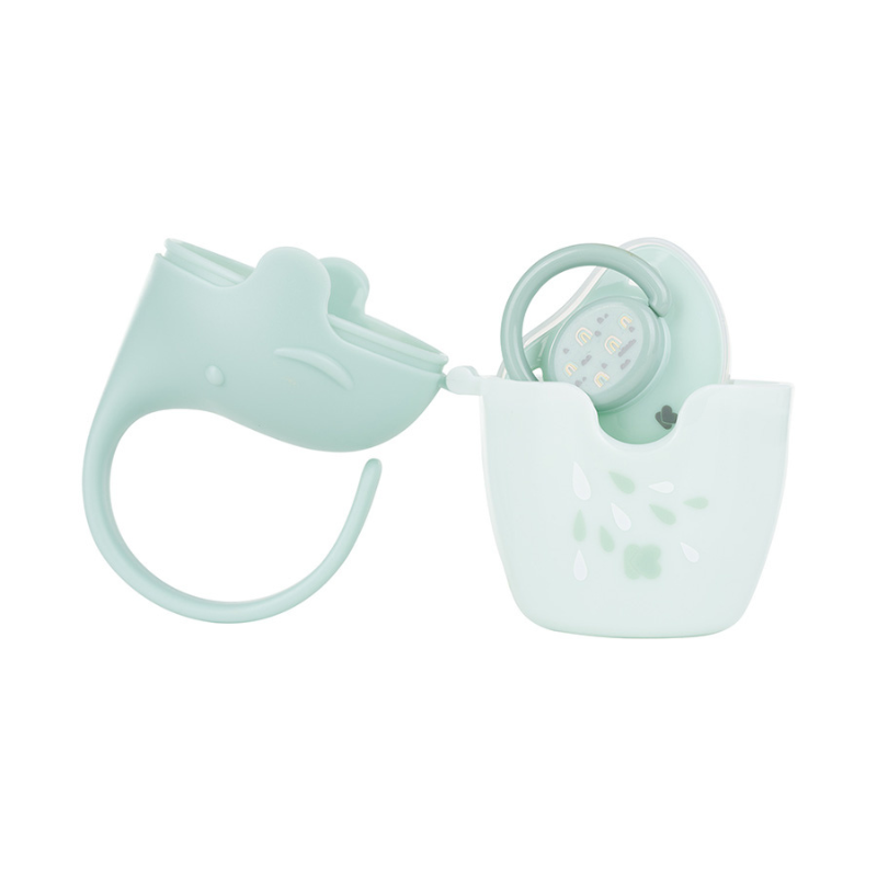 Boite à sucette pour 2 Elephant Mint Kikkaboo