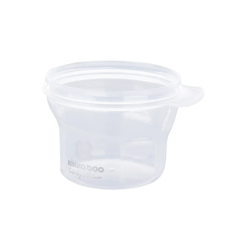 Kikkaboo Boite doseuse de lait en poudre 2en1 Blanc