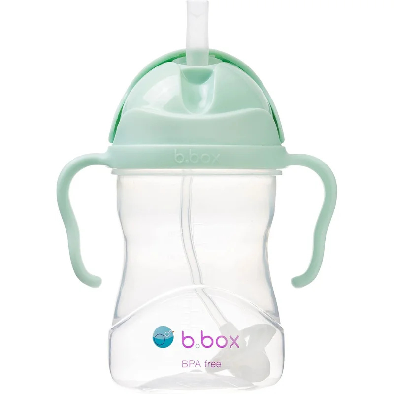 b.box Tasse d’Apprentissage avec Paille Pistachio 6+ Mois