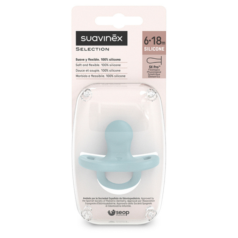 Suavinex Sucette anatomique réversible SXPRO Bleu