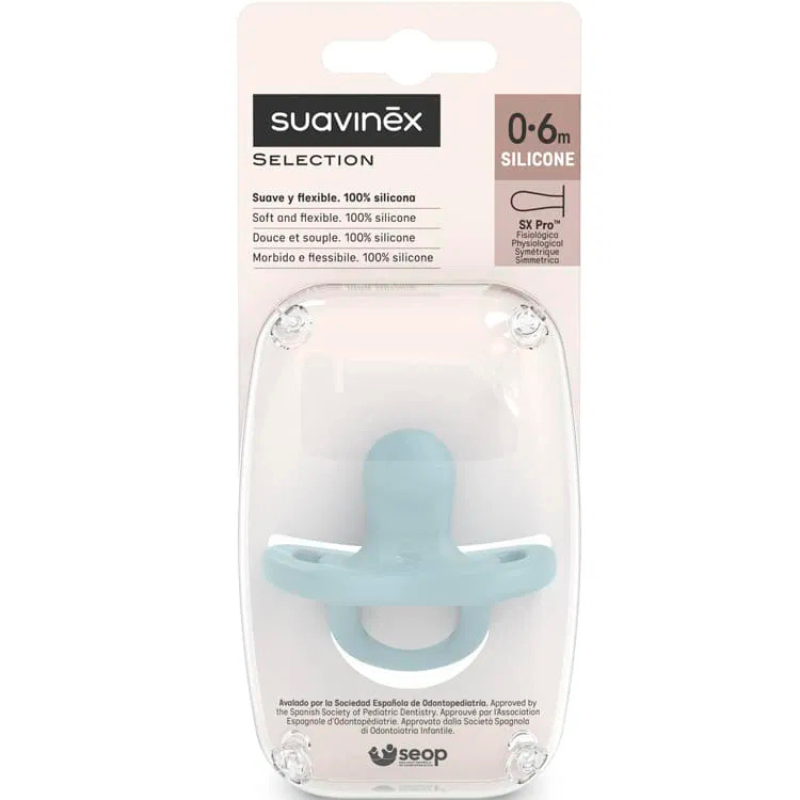 Suavinex Sucette anatomique réversible SXPRO Bleu