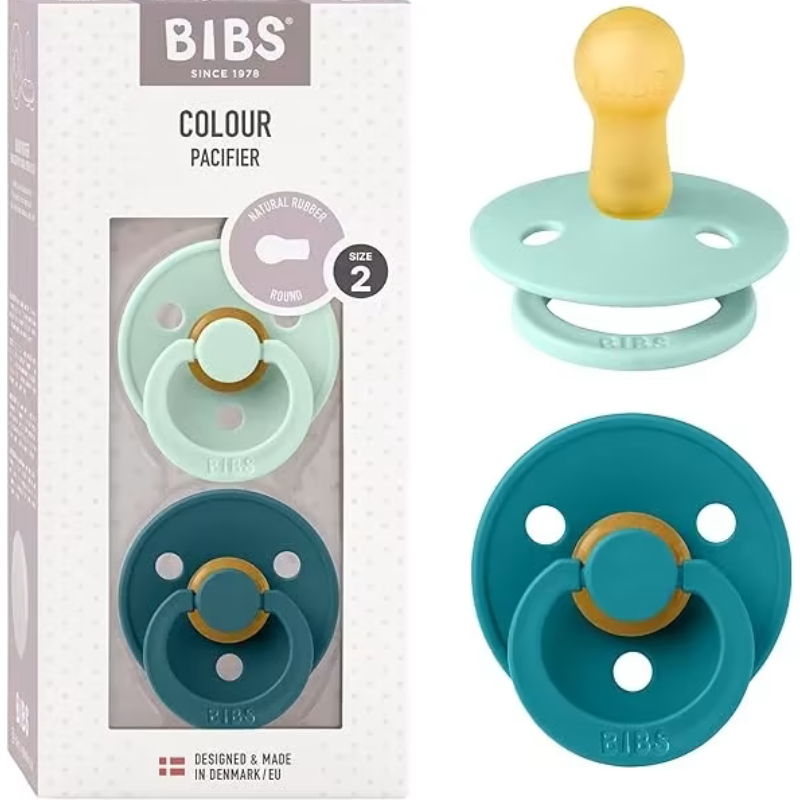 Bibs Lot de 2 Sucettes Nordic Mint Forest Lake