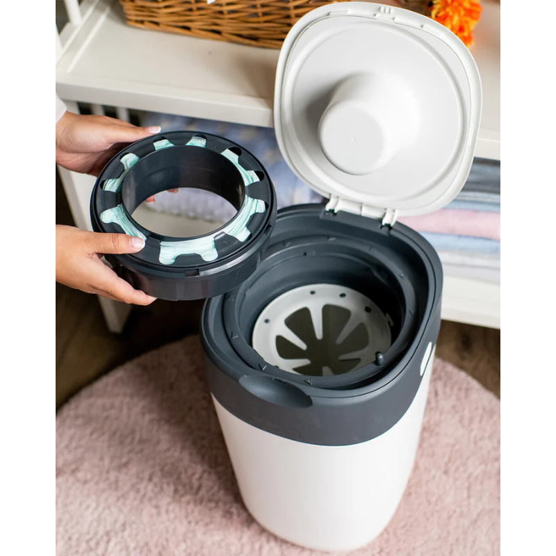 Tommee Tippee Poubelle à Couches Anti-Odeur Twist &amp; Click - Blanc
