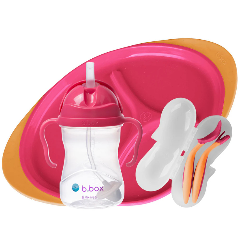 BBox ensemble d&#039;alimentation - milk-shake à la fraise