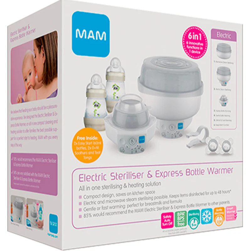 MAM 6in1 Express Electric Sterilizer - Bottle Warmer