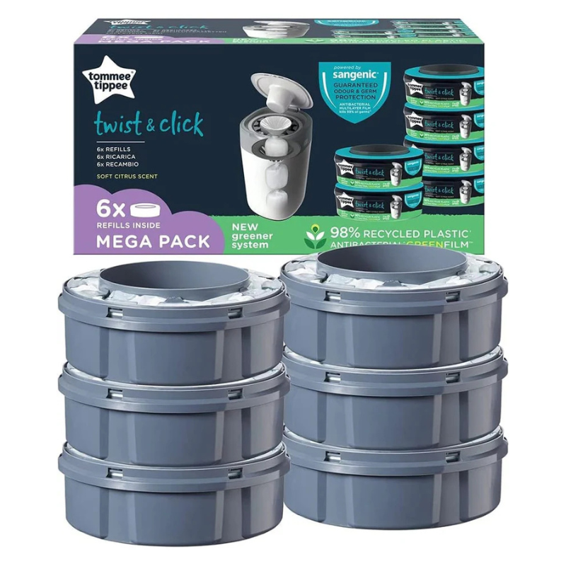 Tommee Tippee Pack of 6 Twist - Click Refills