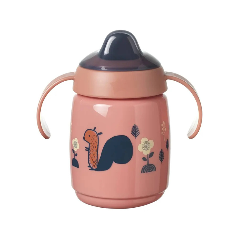 Tasse d&#039;apprentissage anti-fuite Tommee Tippee 300 ml 6 mois et plus - Rose