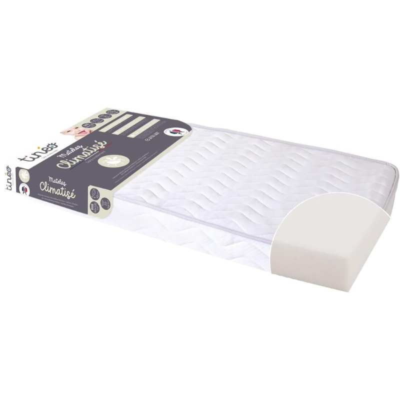 Matelas bébé 70x140cm Climatisé – Tinéo