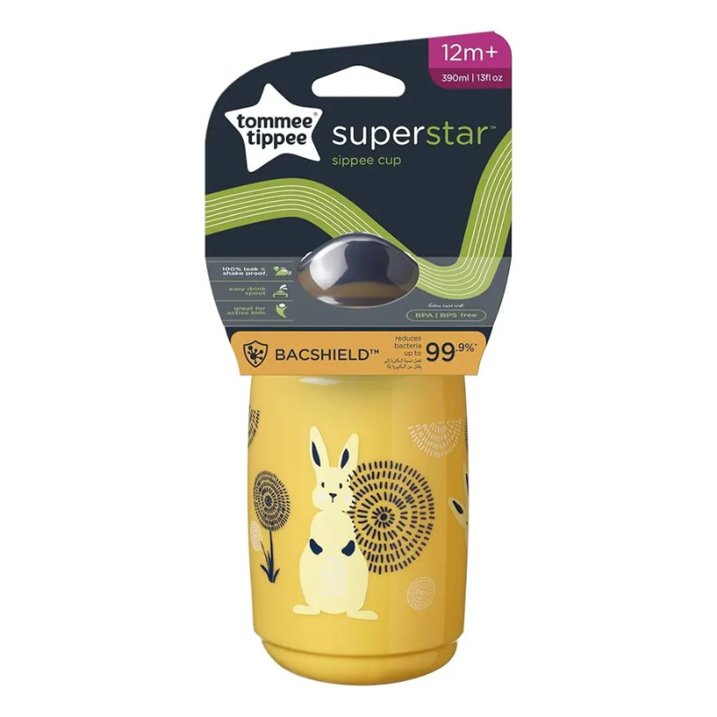 Tommee Tippee Tasse d&#039;Entraînement à Bec 390ml 12M+ - Jaune
