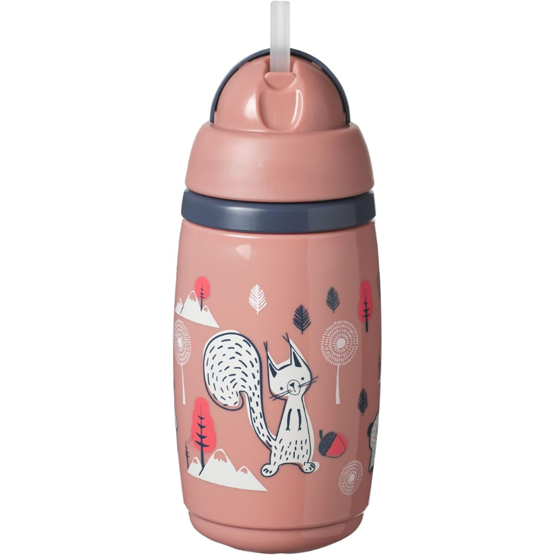 Tommee Tippee Tasse Isotherme à Paille Super Star 266ml - Rose