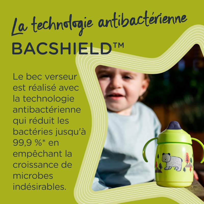 Tommee Tippee Tasse d&#039;Apprentissage Anti-Fuite 300ml 6M+ - Bleu