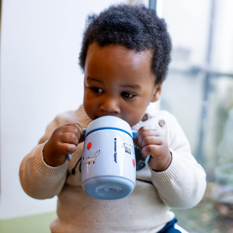 Tommee Tippee Tasse d&#039;Apprentissage Anti-Fuite 300ml 6M+ - Bleu