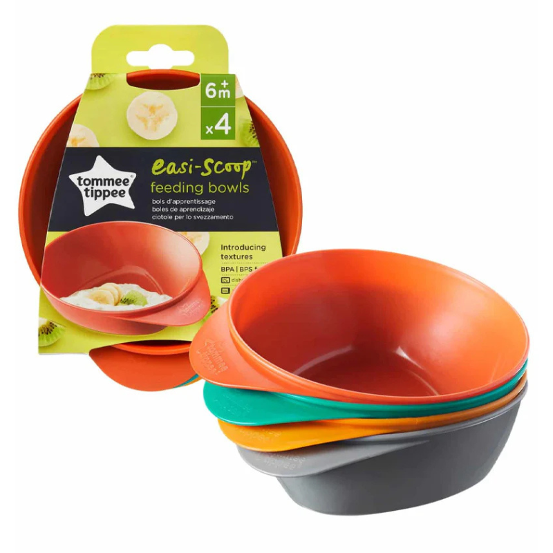 Tommee Tippee Lot de 4 Bols pour Bébé Easi Scoop 6M+