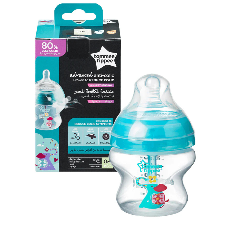 Tommee Tippee Biberon anti-colique avancé avec tétine à débit lent - 150ml