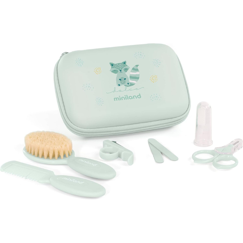 Miniland Kit de Soin pour Bébé Mint - 6 Accessoires Essentiels
