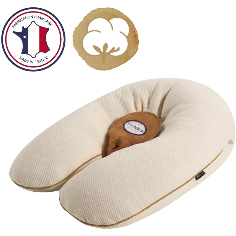 Coussin d&#039;allaitement Multirelax Organic Coton beige - Candide