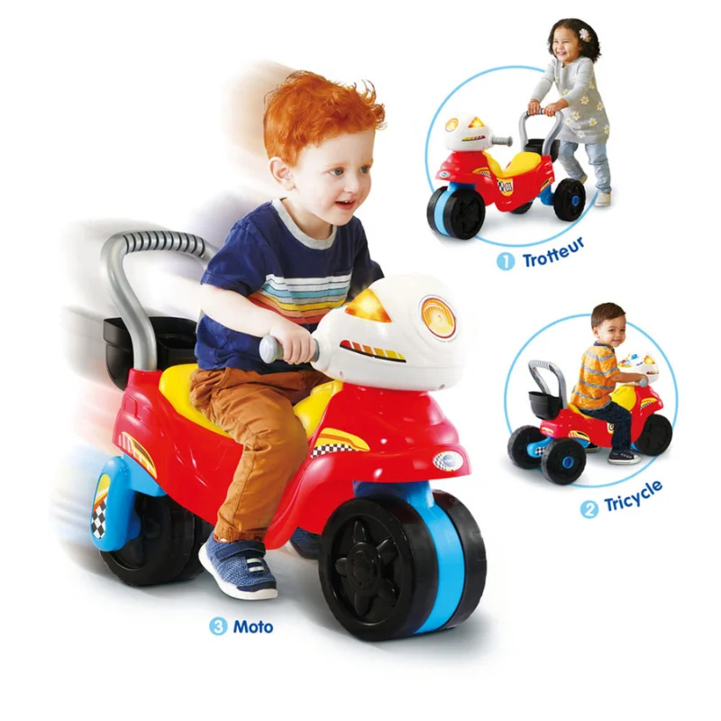 Trotti moto 3 en 1 – trotteur bébé VTech Baby
