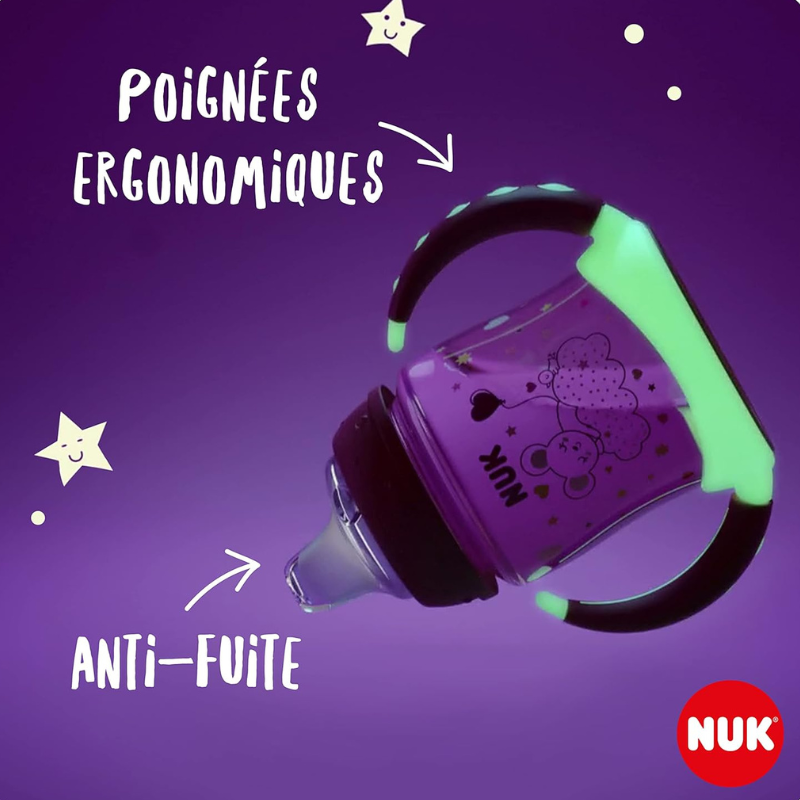 NUK First Choice Sippy Cup Night  6-18 mois - 150 ml - Brille dans le noir
