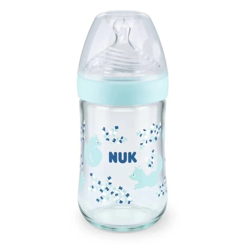 NUK Biberon En Verre Nature Sens 240ml