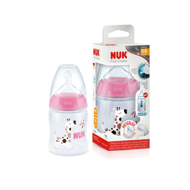 Biberon Nuk First Choice+ Température Control 150 ml 0-6 mois