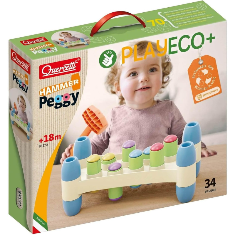 Quercetti Hammer Peggy Eco - 18 M+