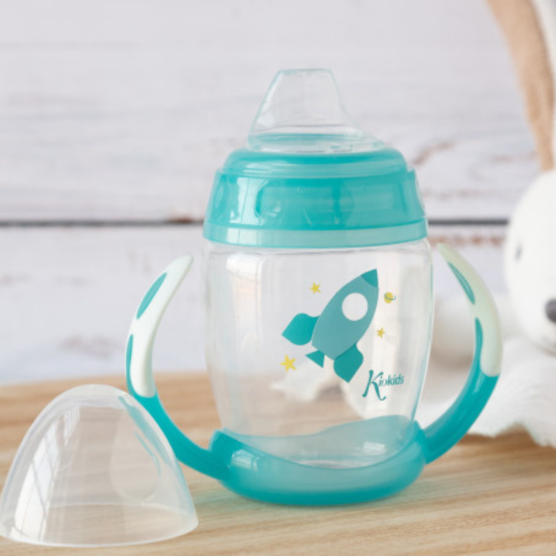 Tasse d'apprentissage bleu Étape 1 - Brille dans le noir +6 MOIS
