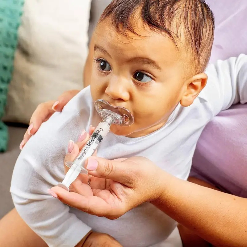 Dr. Brown’s Pacidose – Pack de 2 Sucettes Distributeur de Médicaments (0-6M / 6-18M)