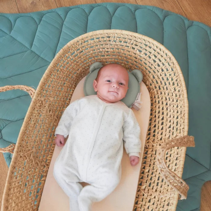 Coussin cale tête bébé P&#039;tit Panda Air+ Kaki - Candide Expert