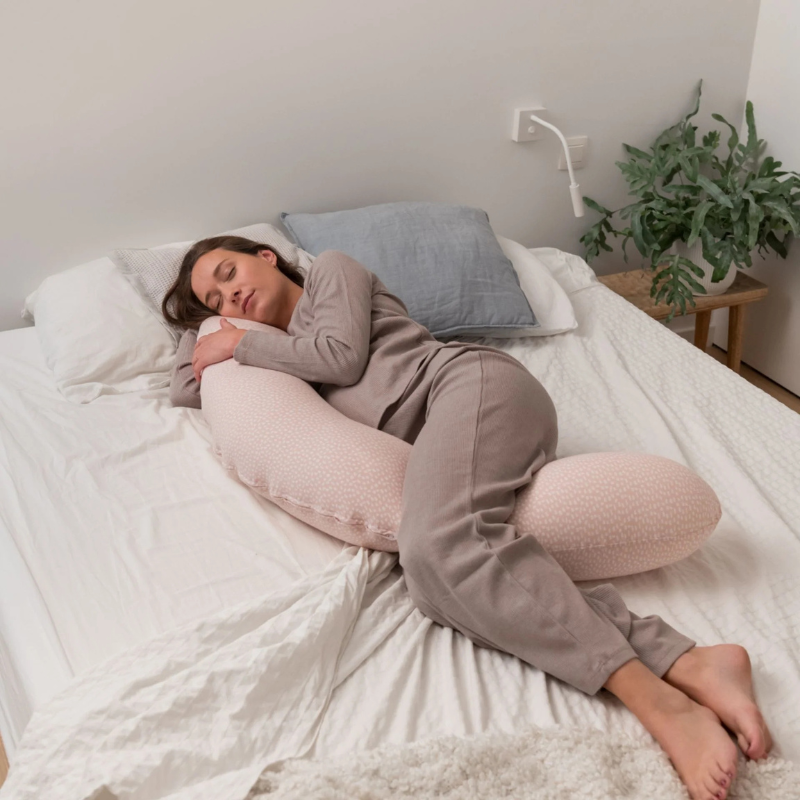 Doomoo Coussin d&#039;Allaitement et Maternité Buddy - Cloudy Pink