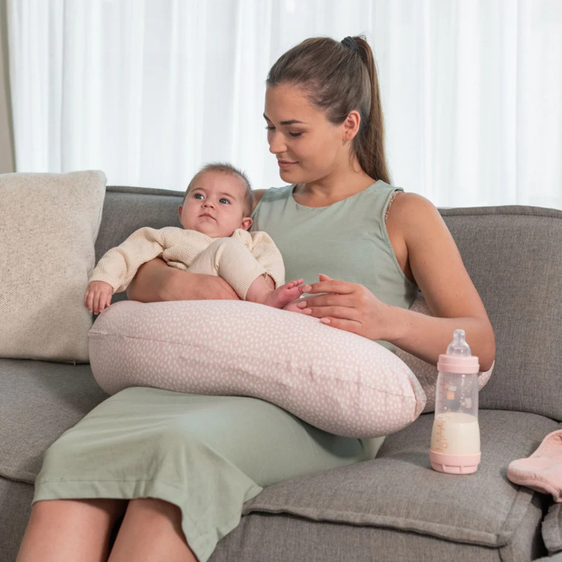 Doomoo Coussin d&#039;Allaitement et Maternité Buddy - Cloudy Pink