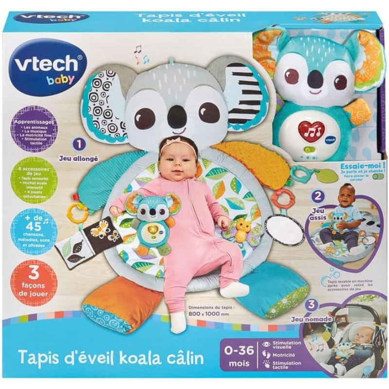VTech - Tapis d&#039;éveil Koala câlin -  jouet d&#039;éveil