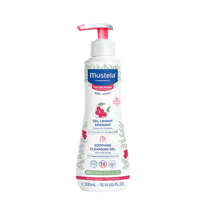 MUSTELA gel lavant apaisant corps et cheveux peau très sensible 300 ml
