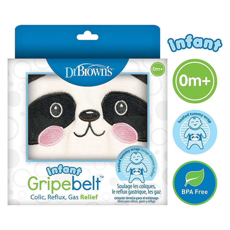 Dr browns Ceinture chauffante pour soulager les coliques pour bébé – panda 0m+