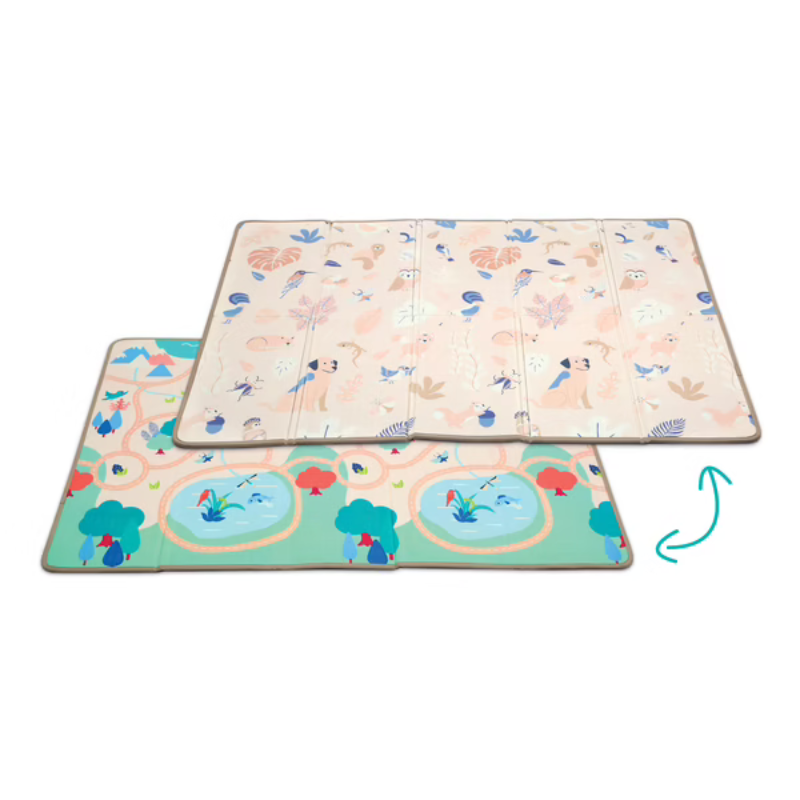 Tapis d'éveil pliable et réversible XXL