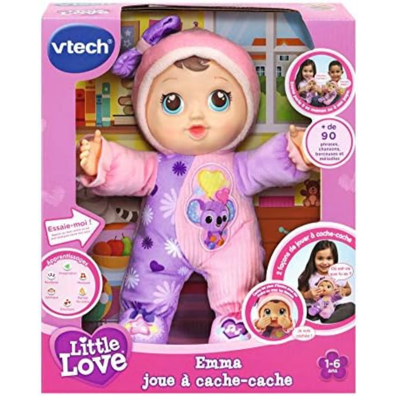 Emma Poupée Interactive Cache-Cache  1 - 6 ans - VTech