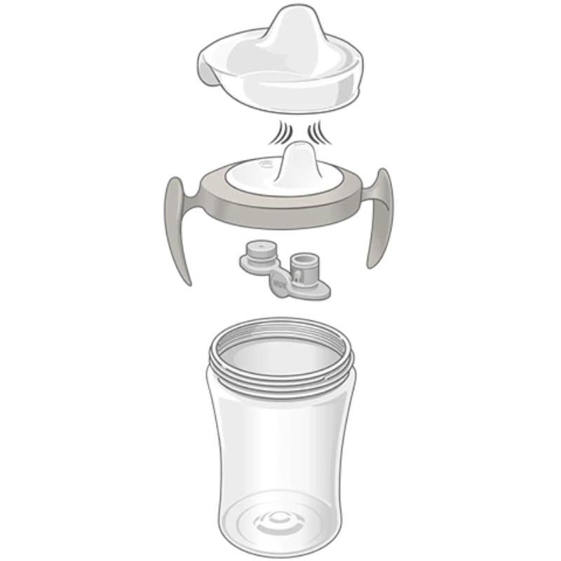 Tasse d'apprentissage NUK 230 ml avec bec verseur