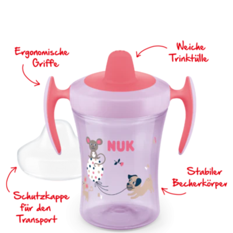 Tasse d'apprentissage NUK 230 ml avec bec verseur