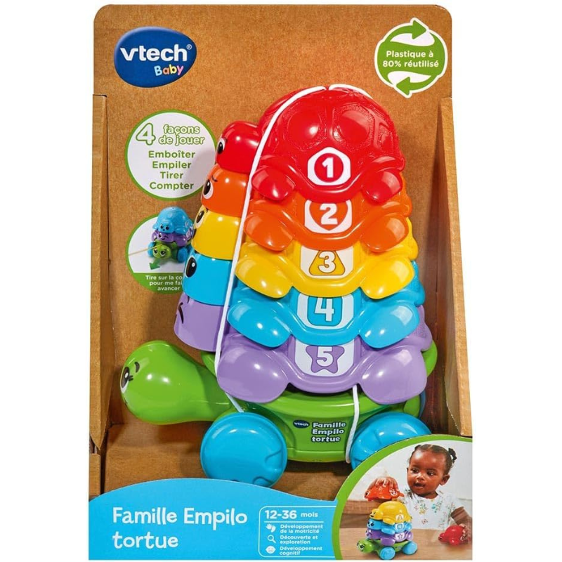 VTech - Famille de tortues Empilo