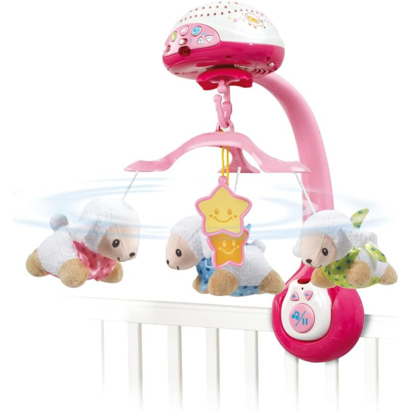 xx VTech - Lumi Mobile Compte-Moutons Rose